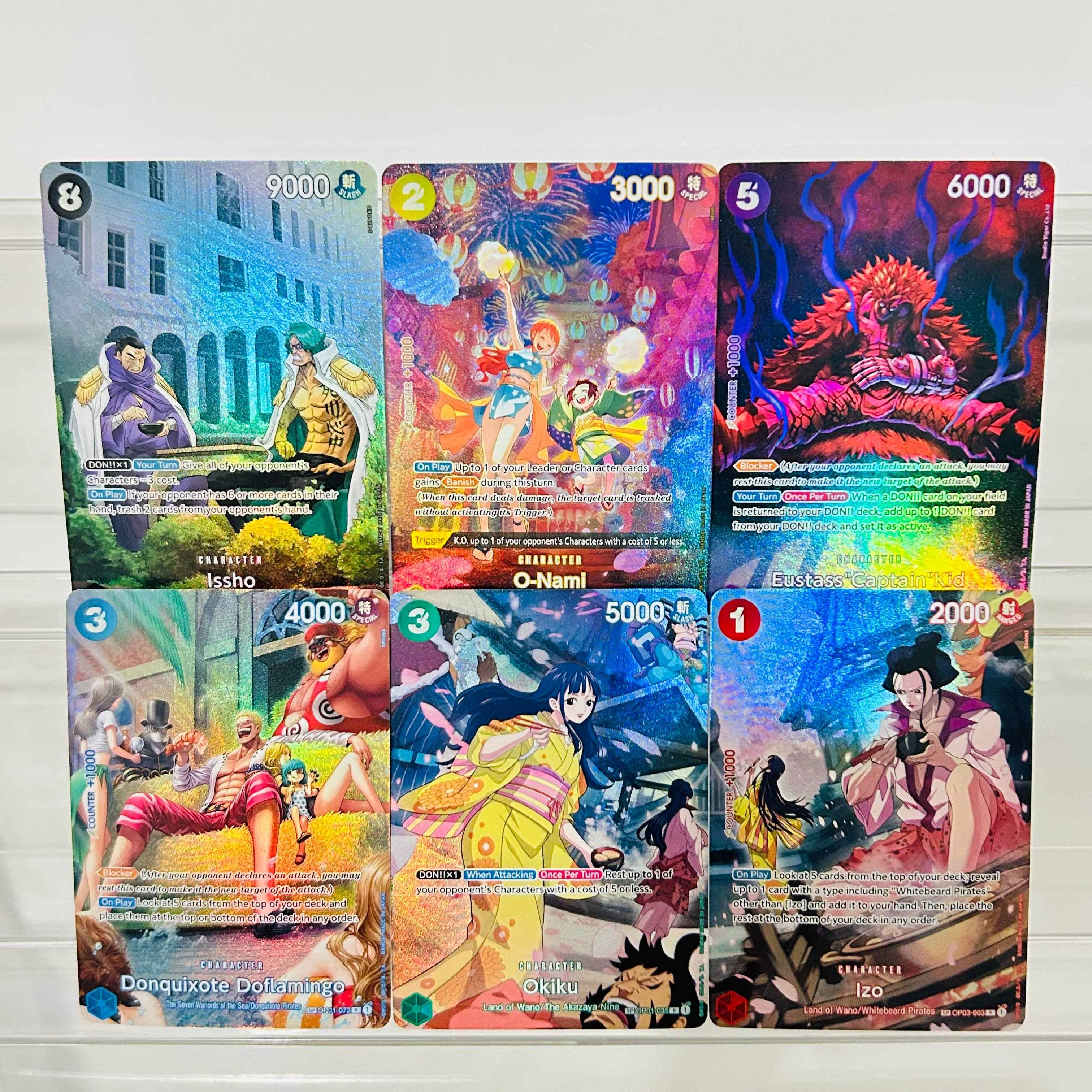 Card Game Kids - One Piece 6Pcs Issho O-Nami Kid
