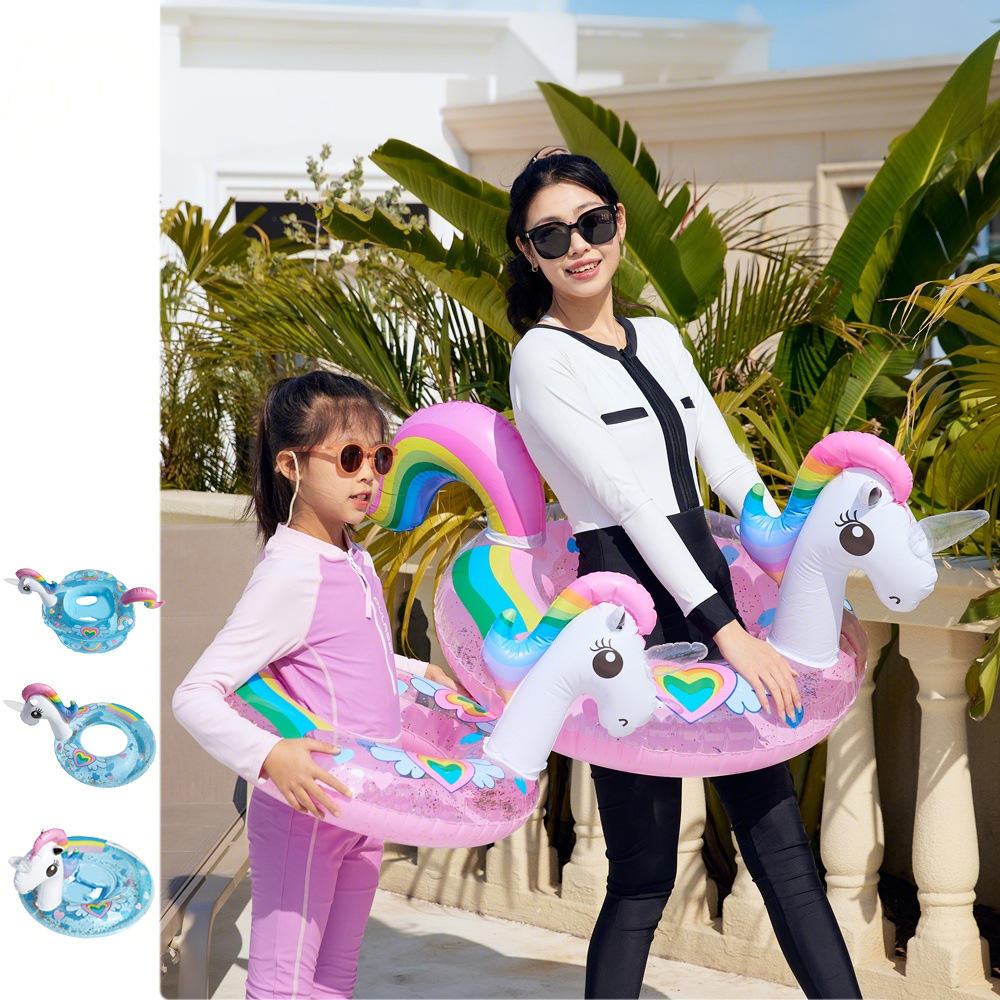 Kids Toys Play Youtube - Cartoon Unicorn Baby Swim Ring Tube