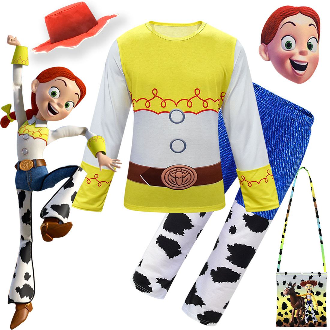 Kids Toys Set - Toy Story Jessie Cosplay Costume for
