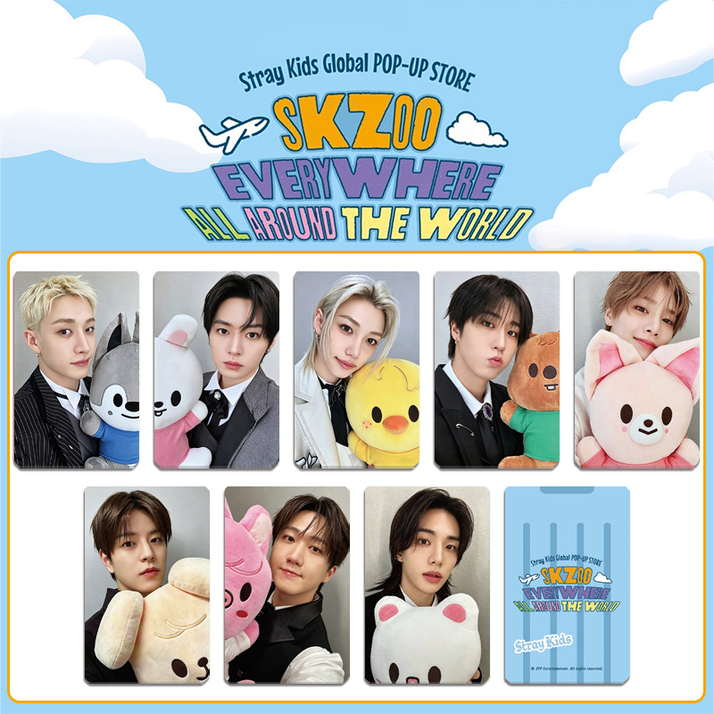 Card Game Kids - 8 Kpop Stray Kids SKZOO Flash