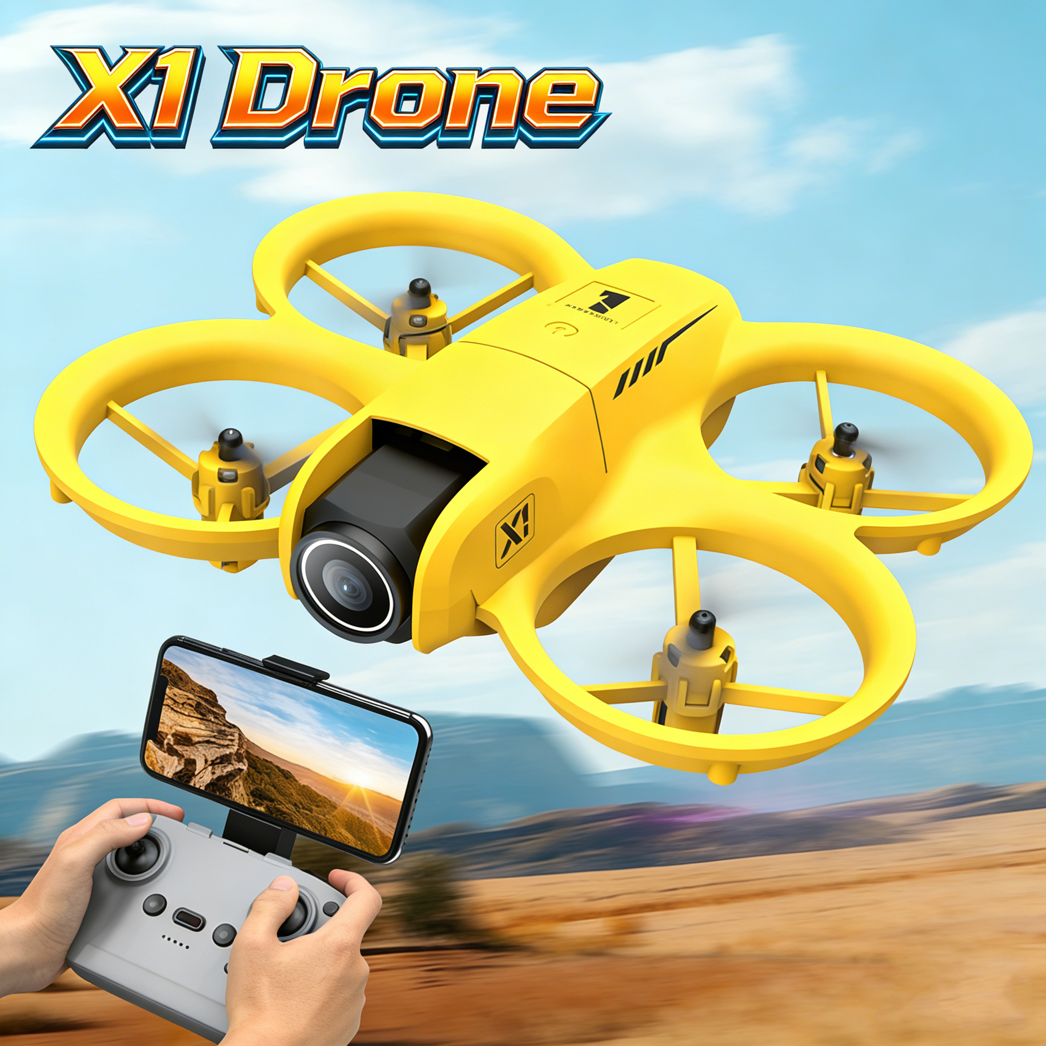 Toys For Kids Video - New X1 Mini Foldable Drone GPS