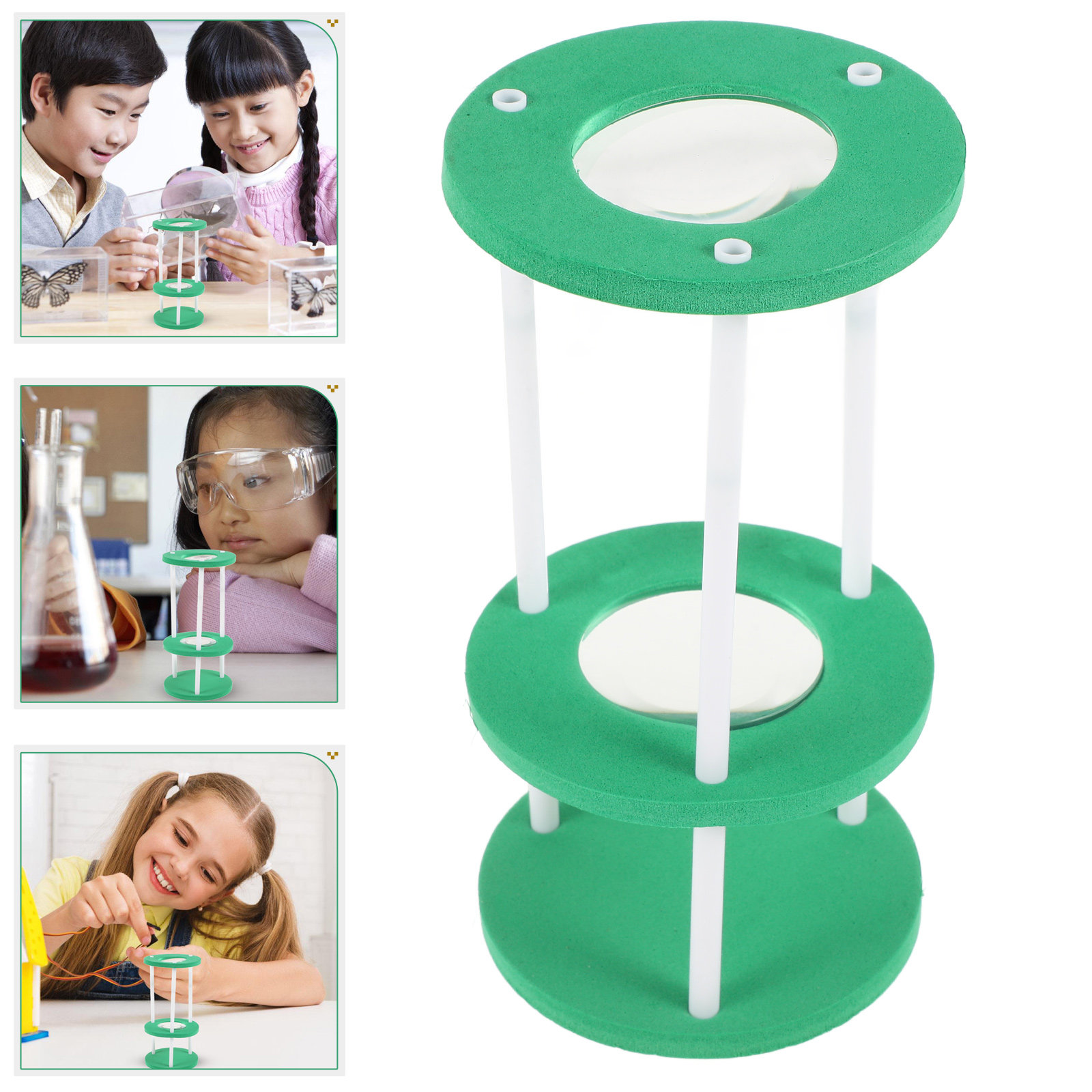 Science Experiment Kit - DIY Kids Microscope Science Educational Kit
