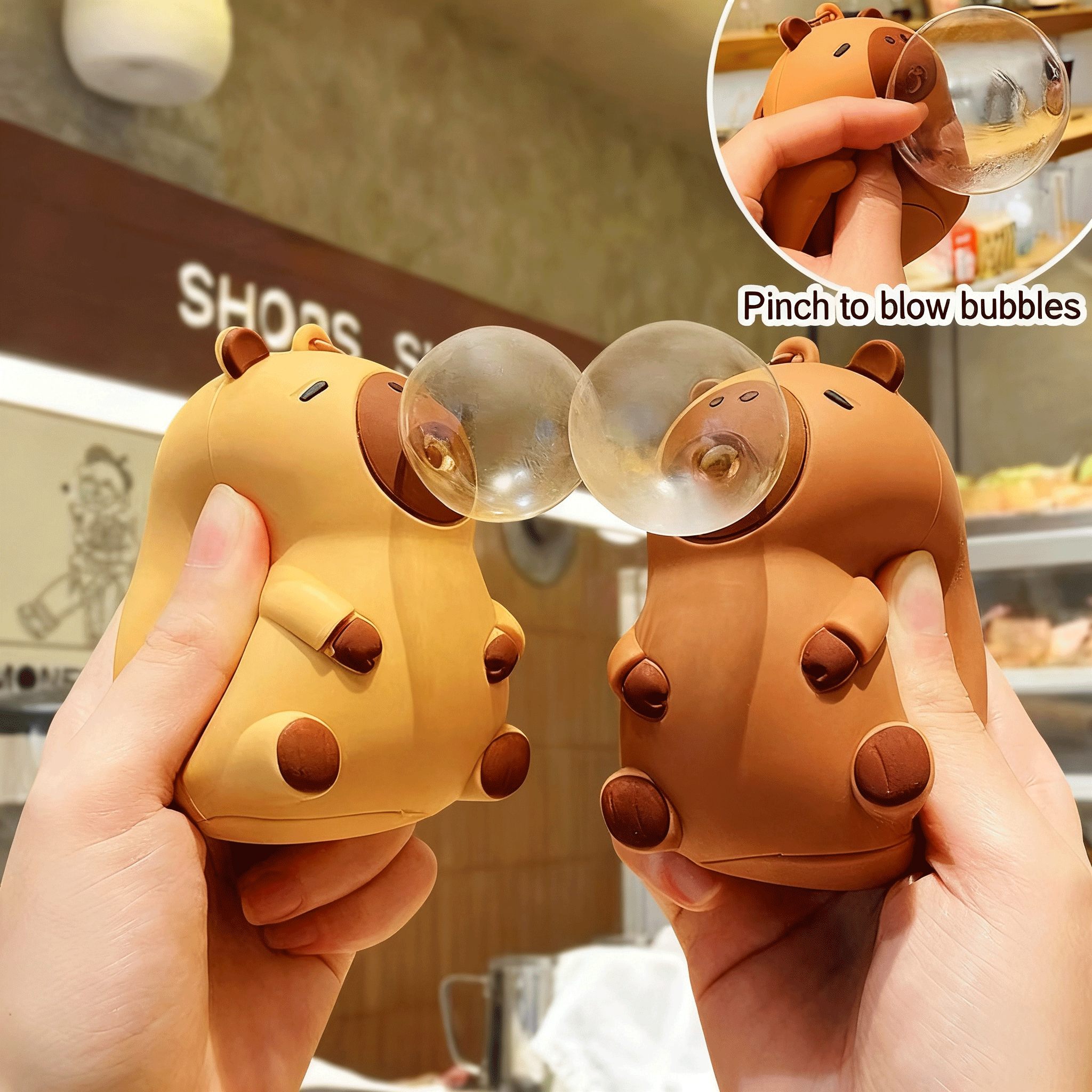 Kids Toys Latest - Capybara Doll Pinch Pendant Toys Squeeze