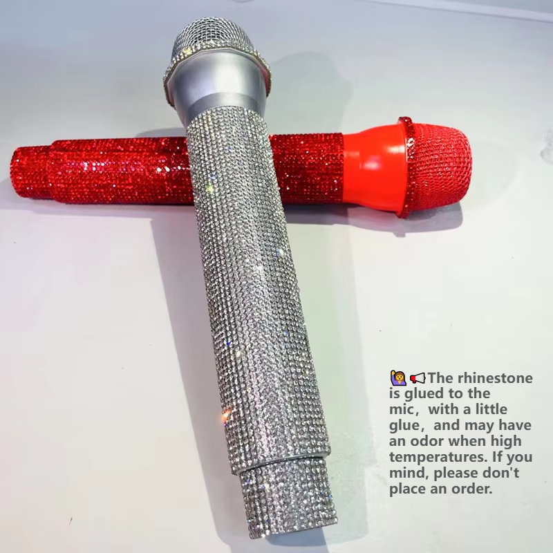 Toys For Kids Video - Props Artificial Microphone Prop with Diamond