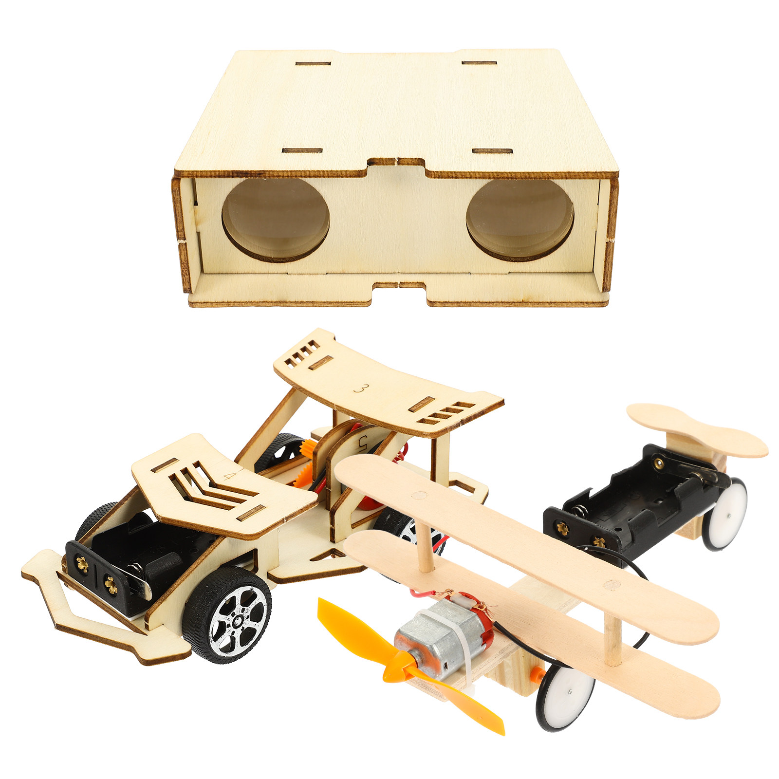 Science Experiment Kit - 1Set DIY Science Experiment Educational Wooden
