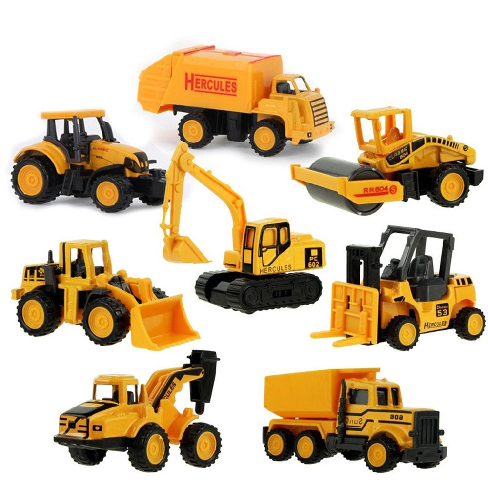 Kids Toys Jcb - 8 Types Mini Construction Engineering Car
