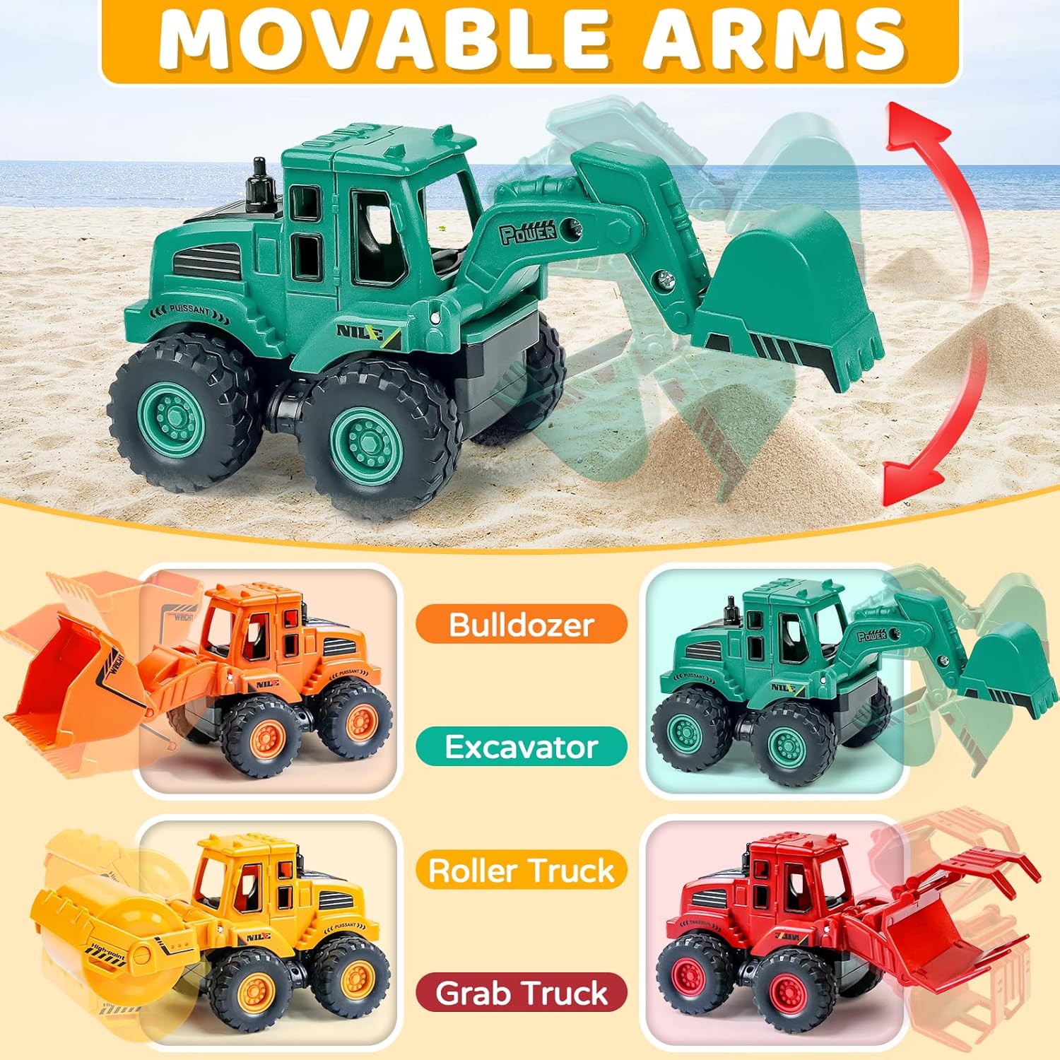 Construction Toys for Boys Kid - Kids Toys Jcb ulasan dan harga