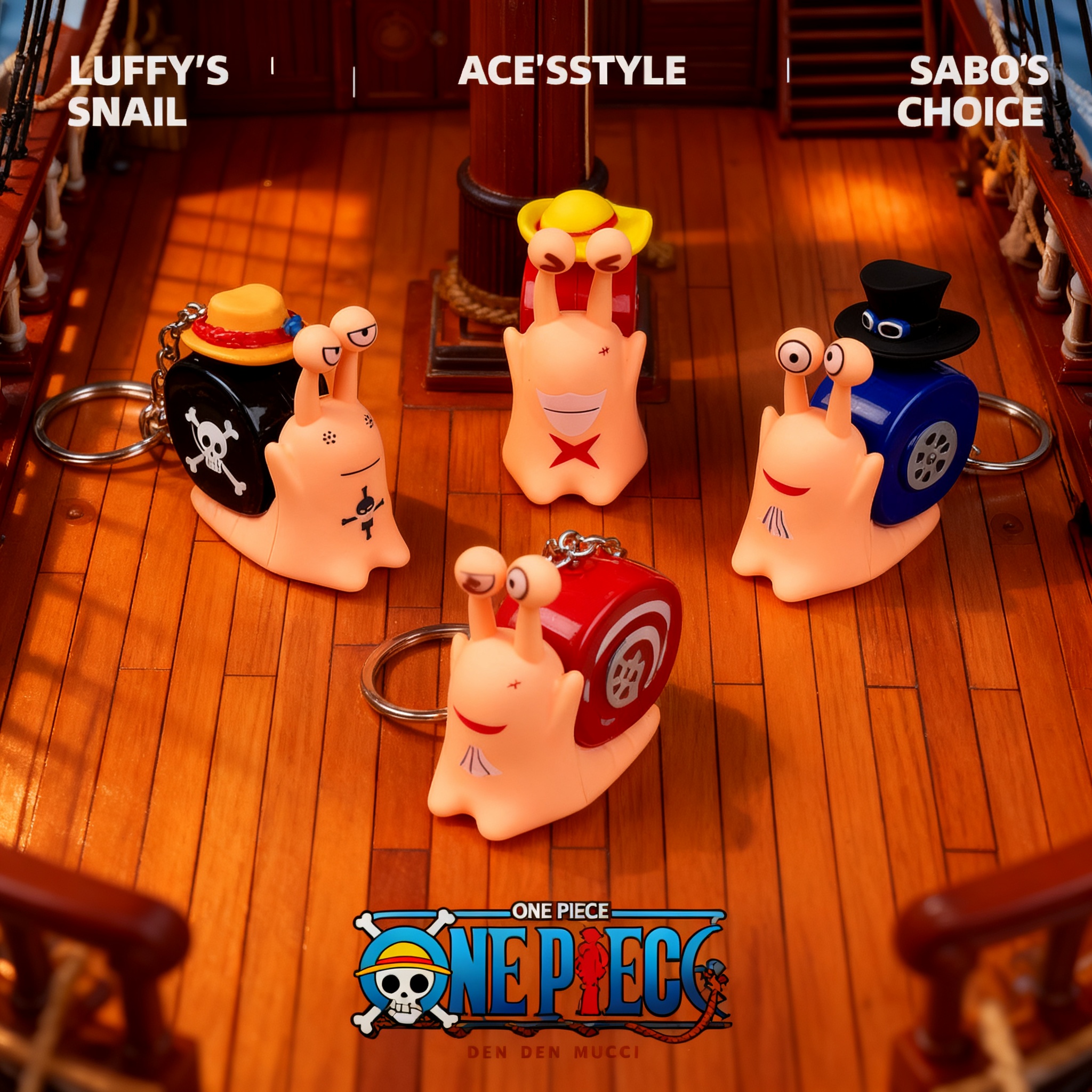 Anime One Piece Den Den Mushi  - Kids Toys Set ulasan dan harga