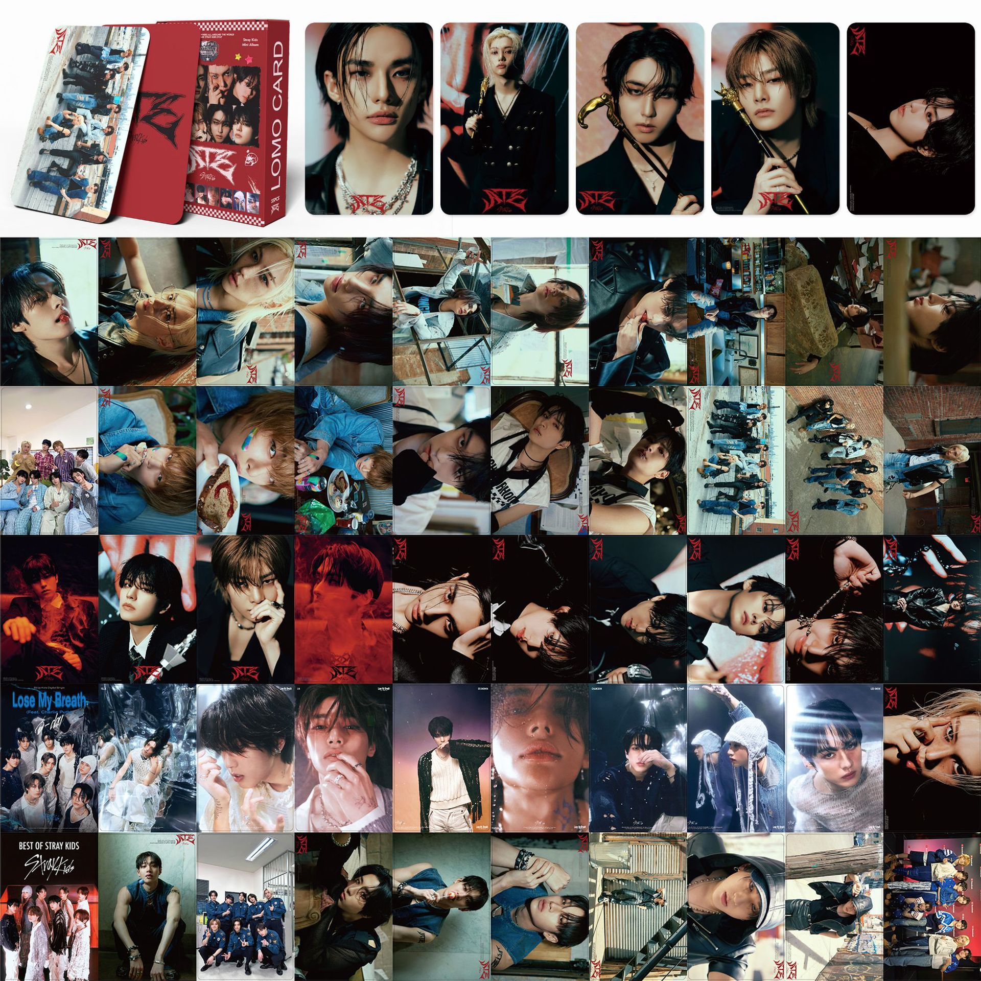 SKZOO KPOP 55pcs Stray Kids av - Card Game Kids ulasan dan harga