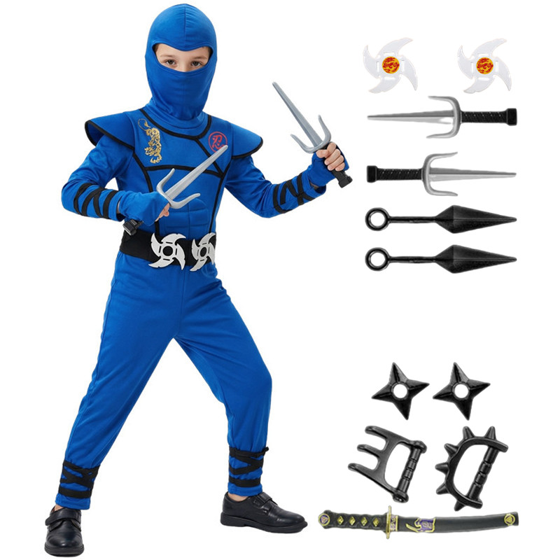 Black and Blue Ninja Costume f - Kids Toys Set ulasan dan harga