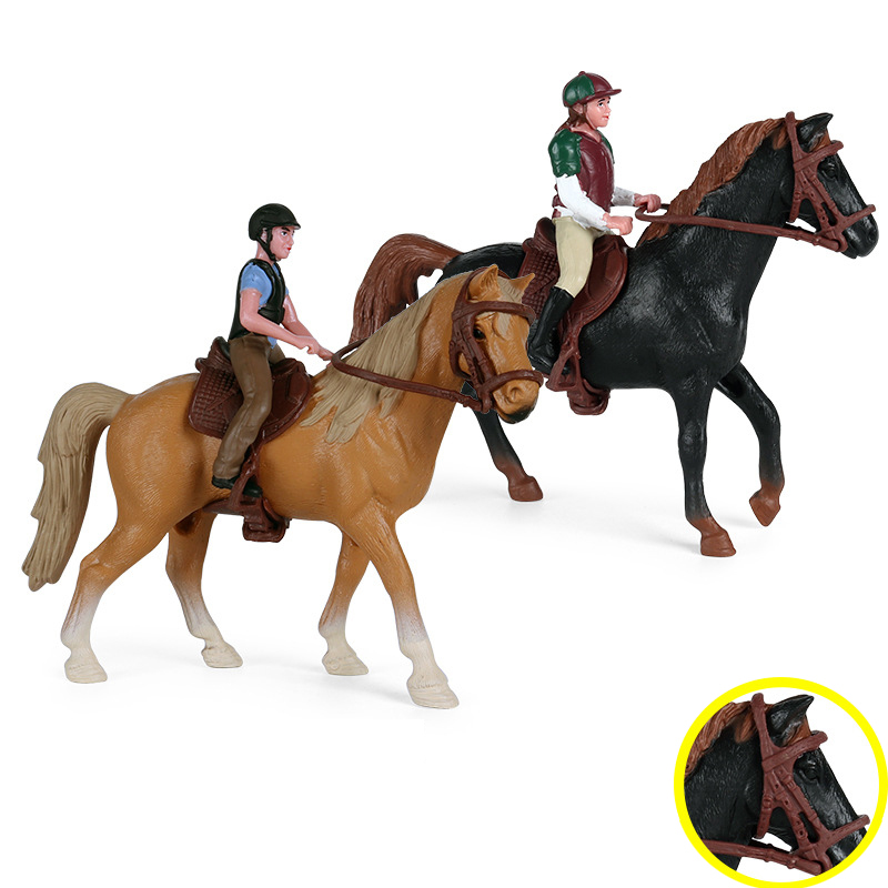 1Set Simulation Animals Horse  - Kids Toys Horse ulasan dan harga