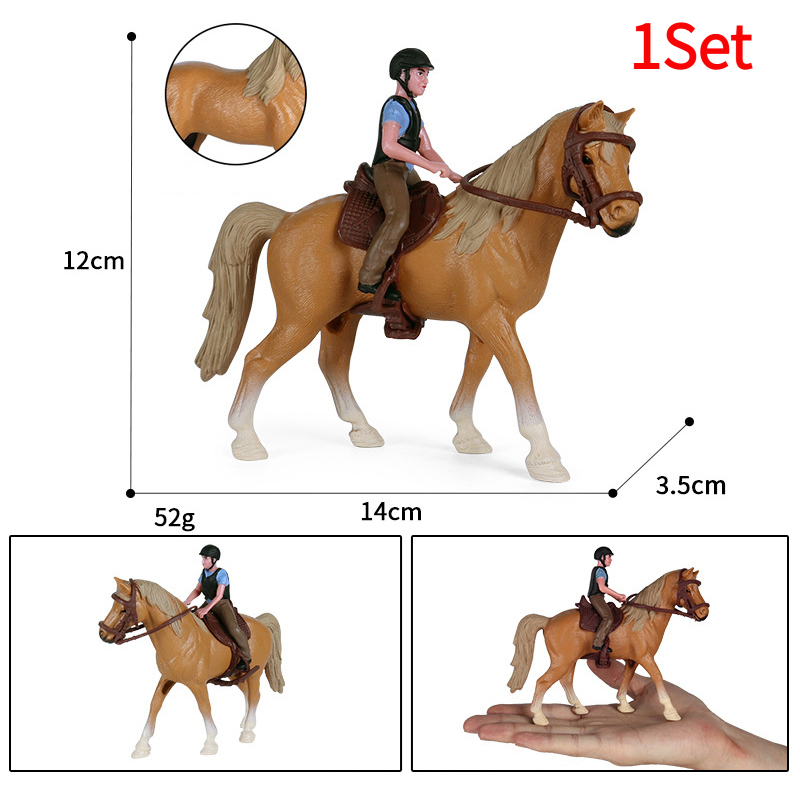 1Set Simulation Animals Horse  - Kids Toys Horse ulasan dan harga