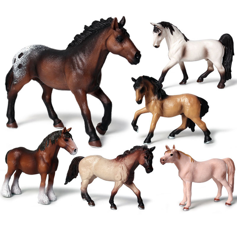 1Set Simulation Animals Horse  - Kids Toys Horse ulasan dan harga