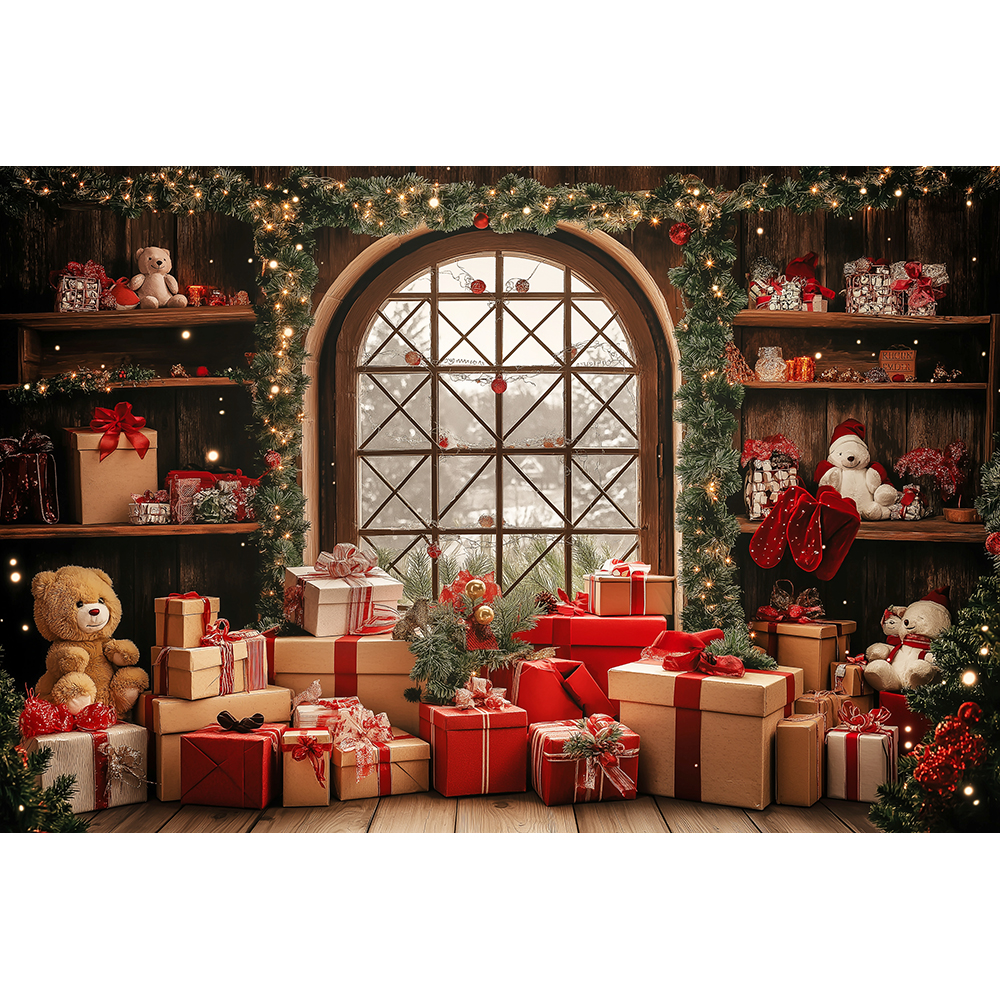 Christmas Clock Fireplace Kitc - Toys Background For Kids ulasan dan harga