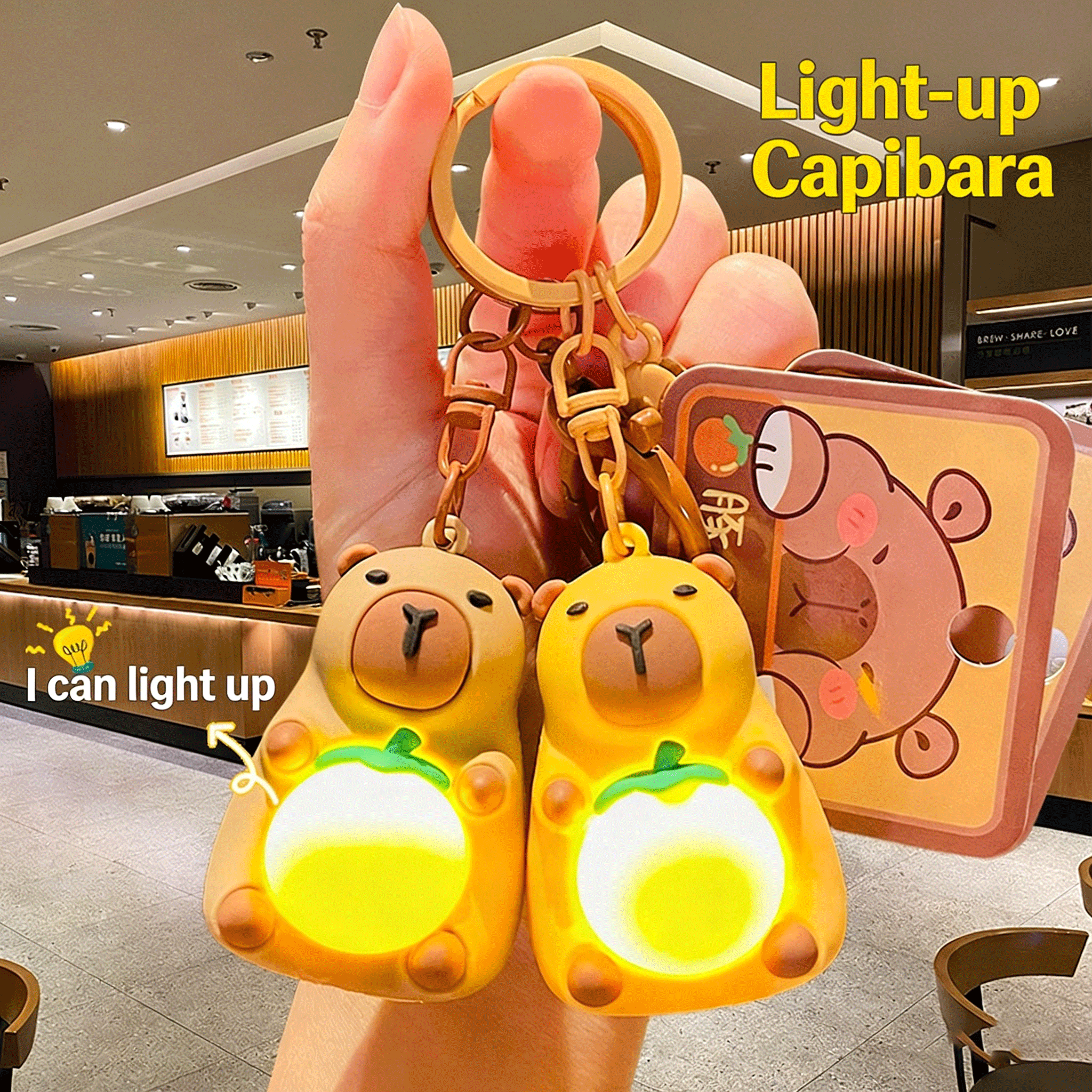 Simulation Capybara Doll Keych - Kids Toys Latest ulasan dan harga