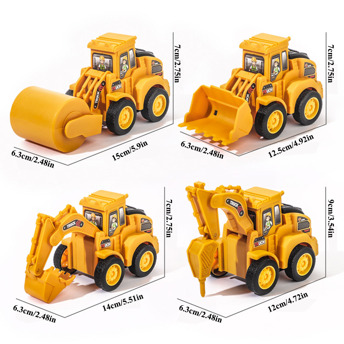 Engineering Vehicle Model Pres - Kids Toys Jcb ulasan dan harga
