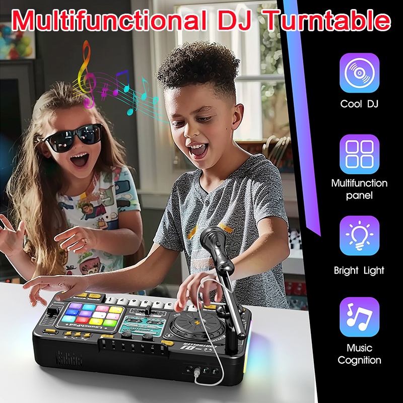 Multifunctional Kid DJ Turntab - Kids Toys Bd ulasan dan harga