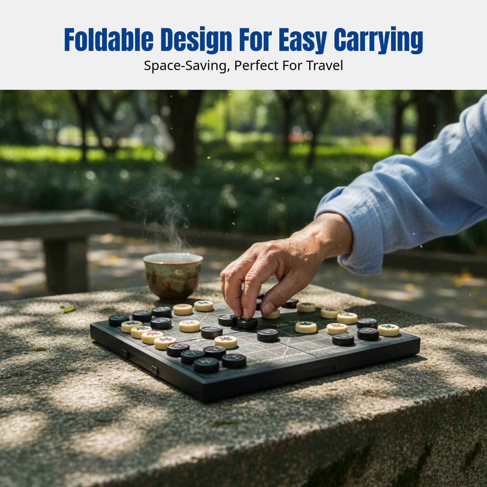 Foldable Chess Set, Multi-Game - Kids Toys Set ulasan dan harga