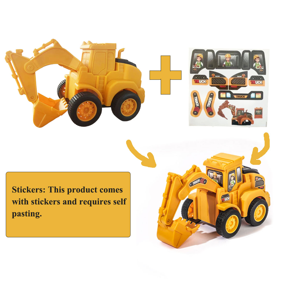 Engineering Vehicle Model Pres - Kids Toys Jcb ulasan dan harga