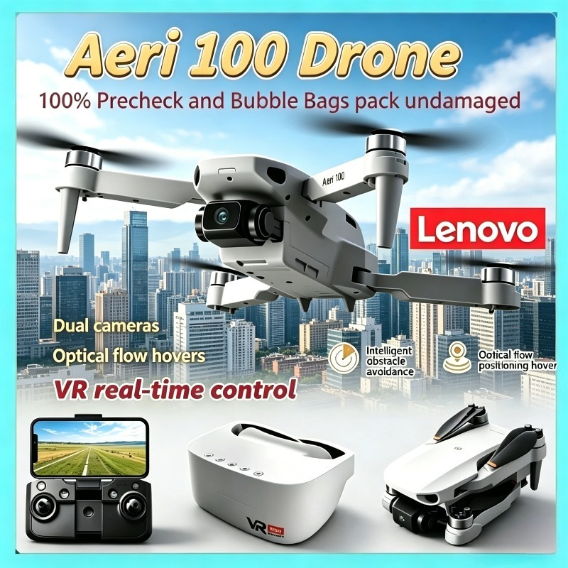 Lenovo Aeri100VR 8K FPV VR Dro - Toys For Kids Video ulasan dan harga
