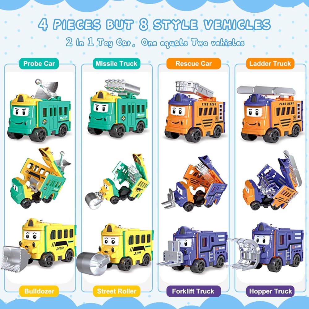 Flip Racers Transformable Cars - Kids Toys Vehicle ulasan dan harga