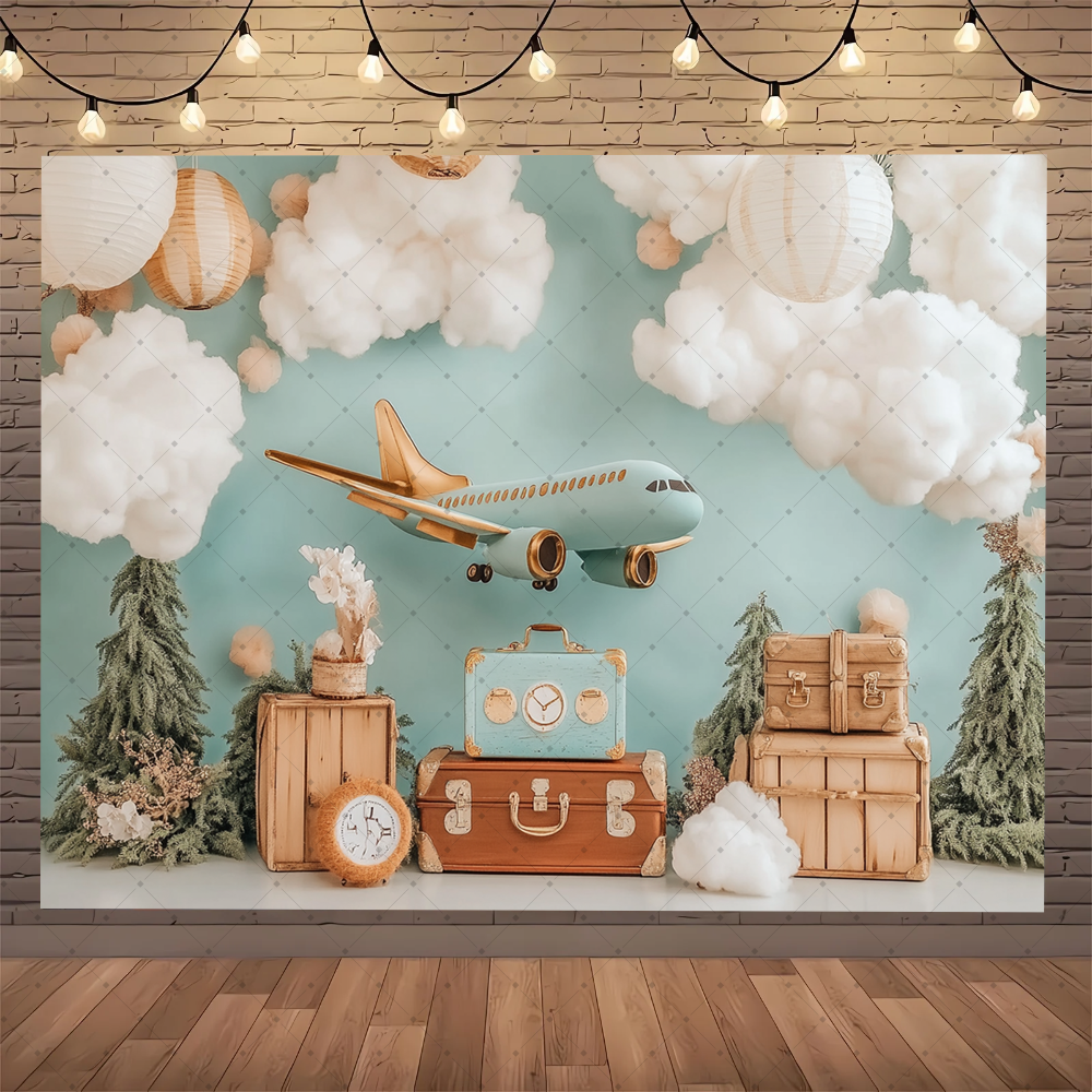 One Year Old Baby Birthday Bac - Toys Background For Kids ulasan dan harga