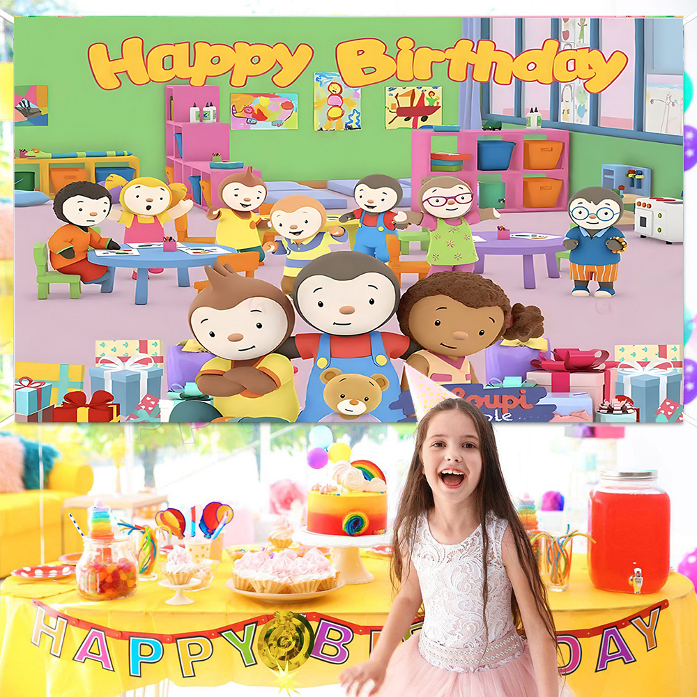 TCHOUPI Penguin Theme Kids Bir - Toys Background For Kids ulasan dan harga