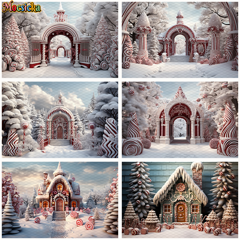 Winter Christmas Castle Ice Cr - Toys Background For Kids ulasan dan harga