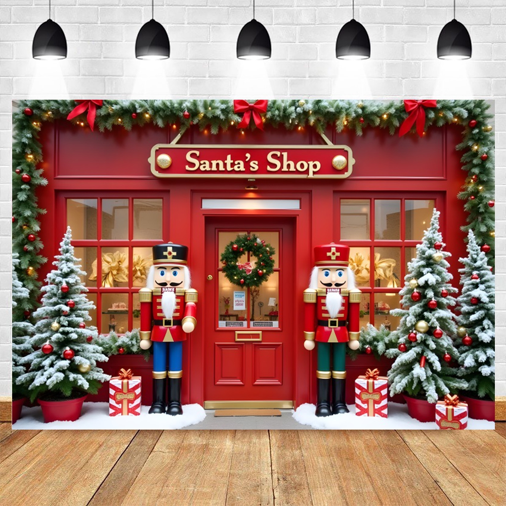 Santa Claus' Toy Store Photogr - Toys Background For Kids ulasan dan harga