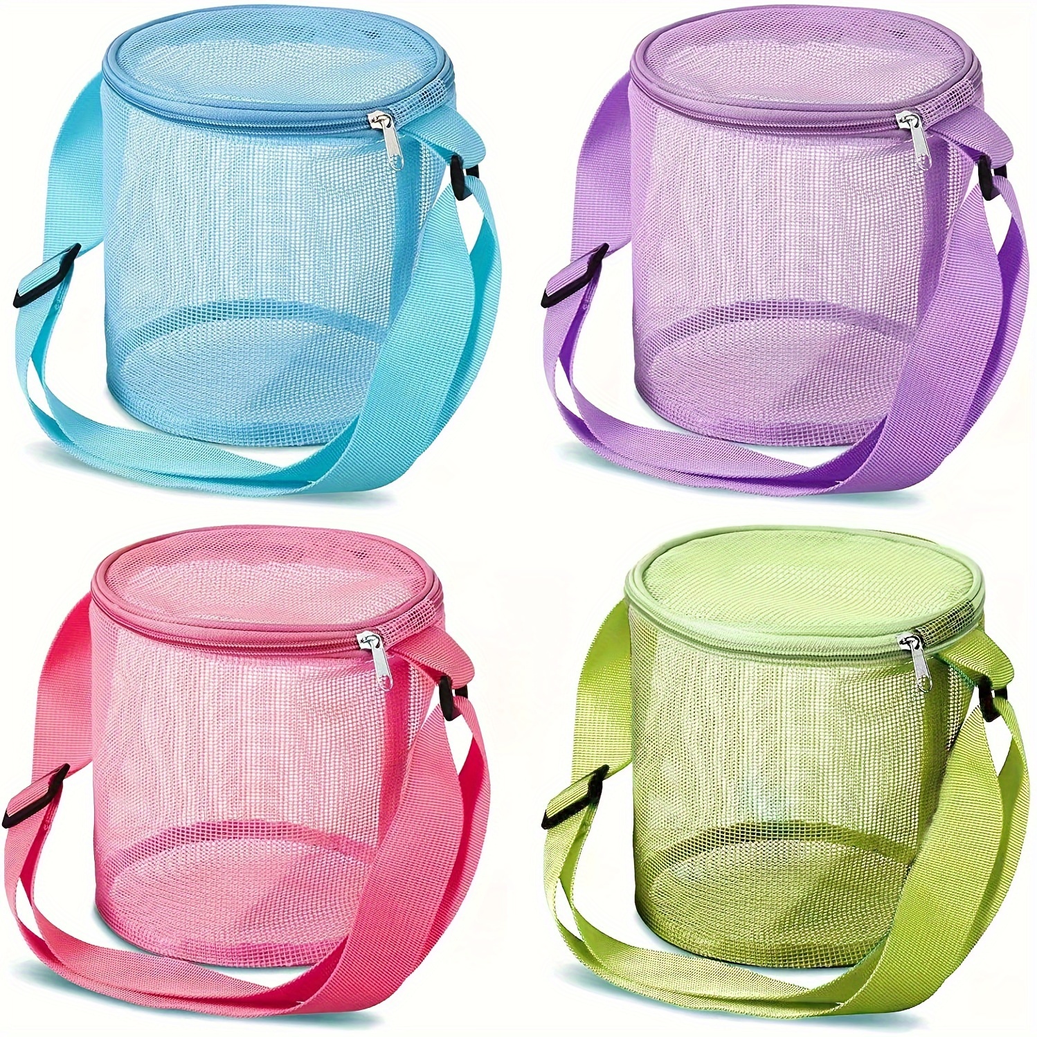 Colorful Beach Toys Mesh Beach - Kids Zipper Toys ulasan dan harga