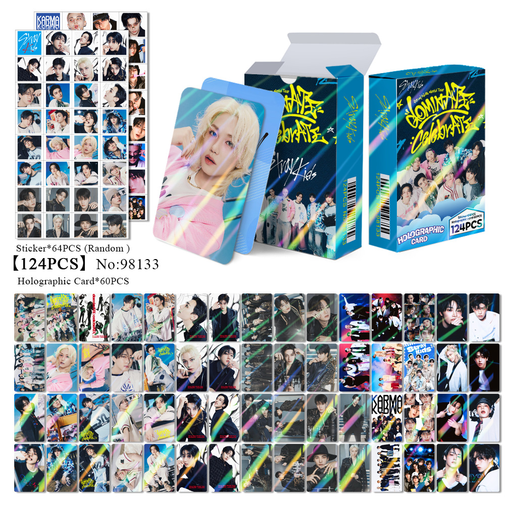 124Pcs Skzoo Card Stray kids C - Card Game Kids ulasan dan harga