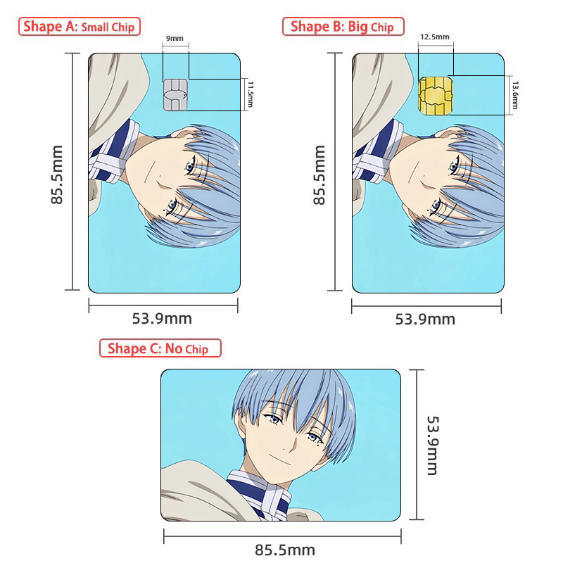 Anime Credit Card Skin Sticker - Kids Toys Jcb ulasan dan harga