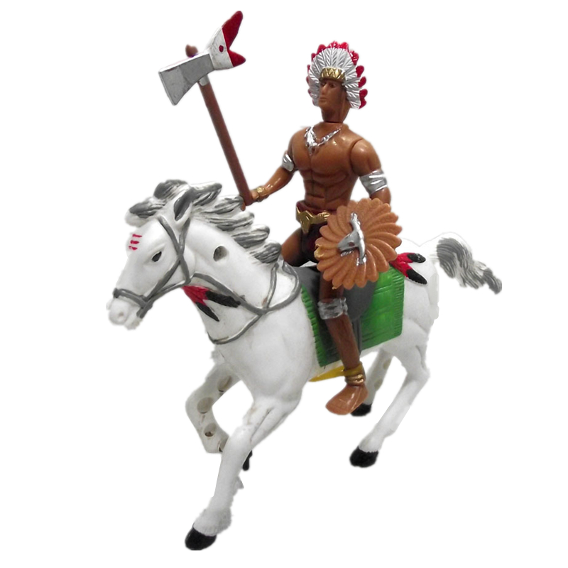 12pcs Large Indians Horse Tree - Kids Toys Horse ulasan dan harga
