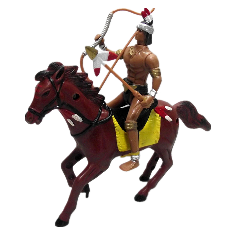 12pcs Large Indians Horse Tree - Kids Toys Horse ulasan dan harga