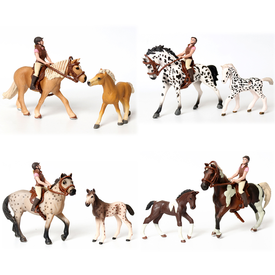 Realistic Trakehner Knabstrupp - Kids Toys Horse ulasan dan harga