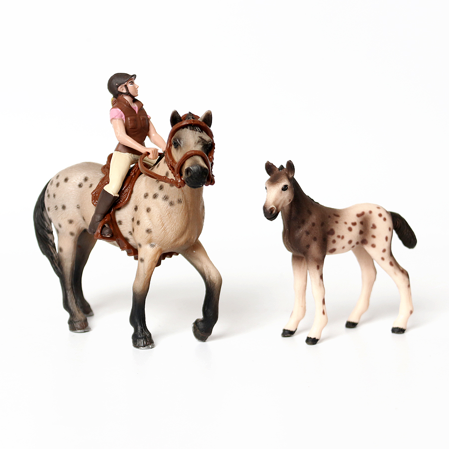 Realistic Trakehner Knabstrupp - Kids Toys Horse ulasan dan harga