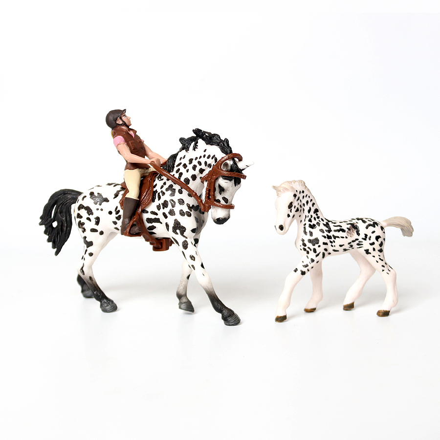 Realistic Trakehner Knabstrupp - Kids Toys Horse ulasan dan harga