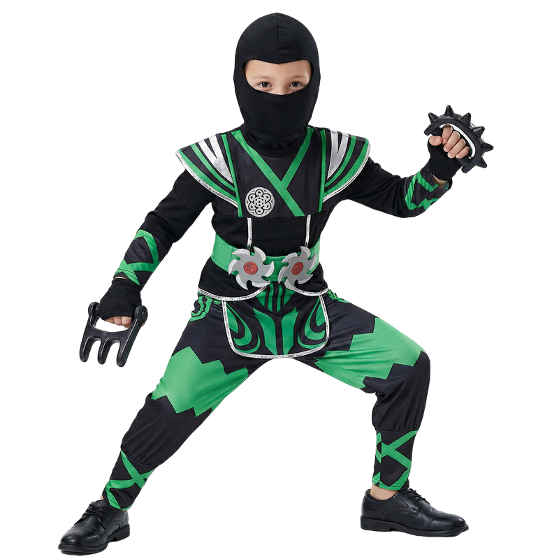 Green Ninja Costume for Kids w - Kids Toys Set ulasan dan harga
