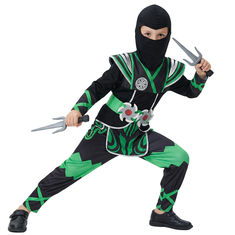 Green Ninja Costume for Kids w - Kids Toys Set ulasan dan harga