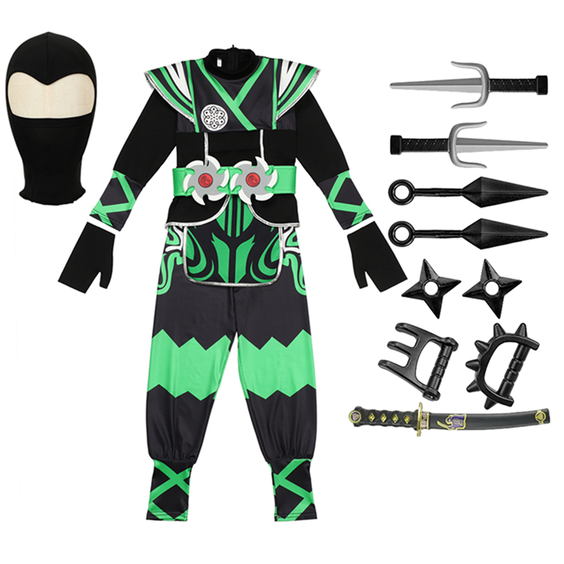 Green Ninja Costume for Kids w - Kids Toys Set ulasan dan harga
