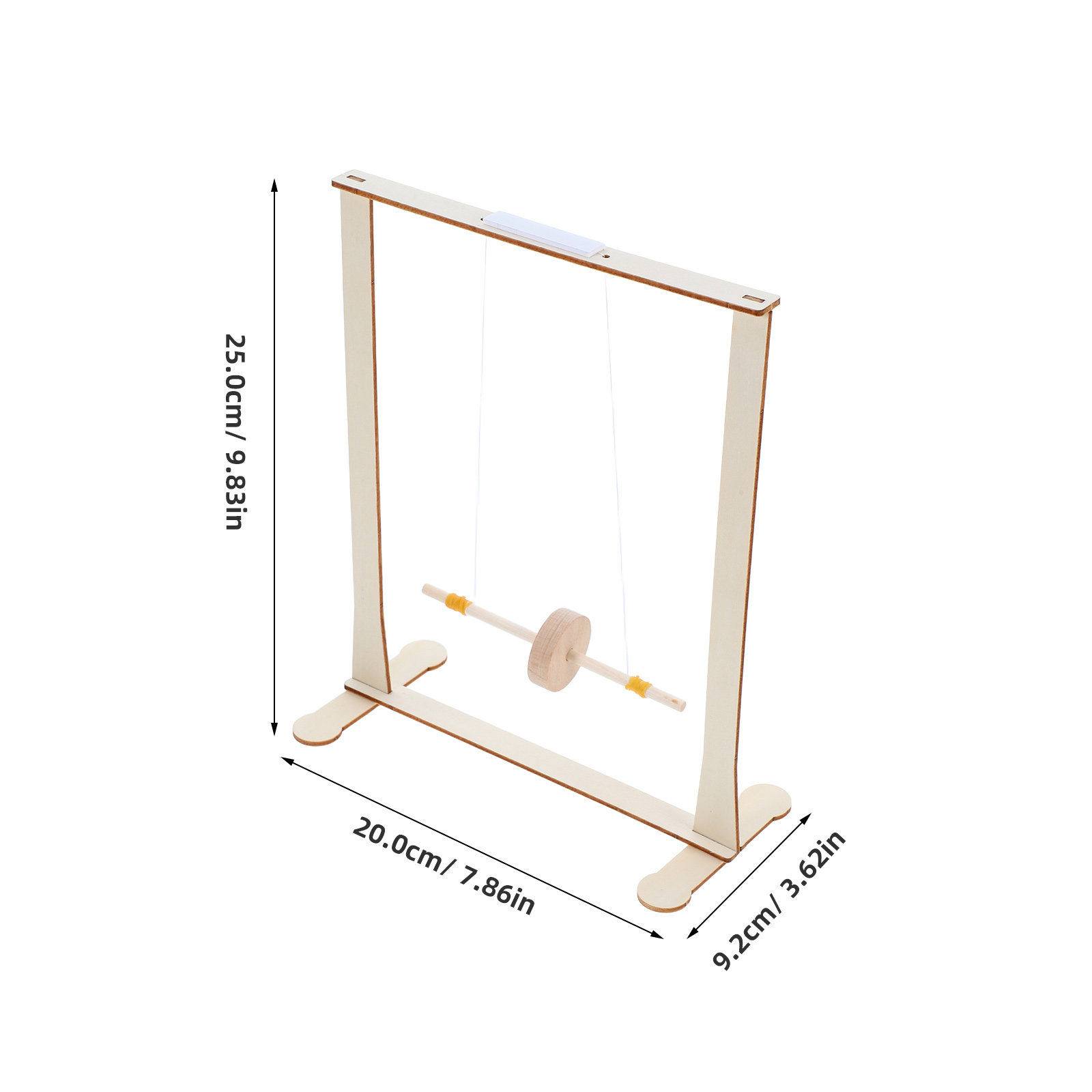 Wooden Maxwell Wheel Gravity P - Science Experiment Kit ulasan dan harga
