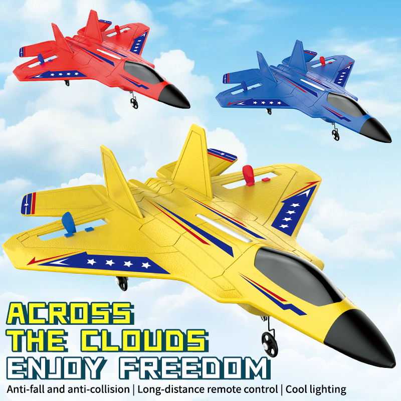 RC Plane KF803 2.4G With LED L - Kids Toys Under $20 ulasan dan harga