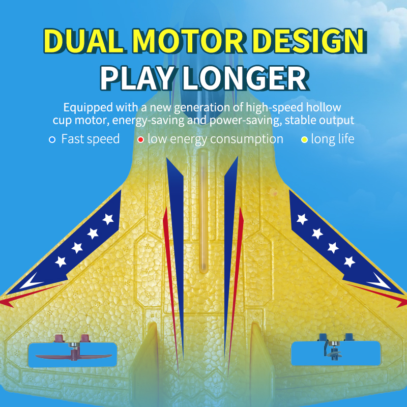 RC Plane KF803 2.4G With LED L - Kids Toys Under $20 ulasan dan harga