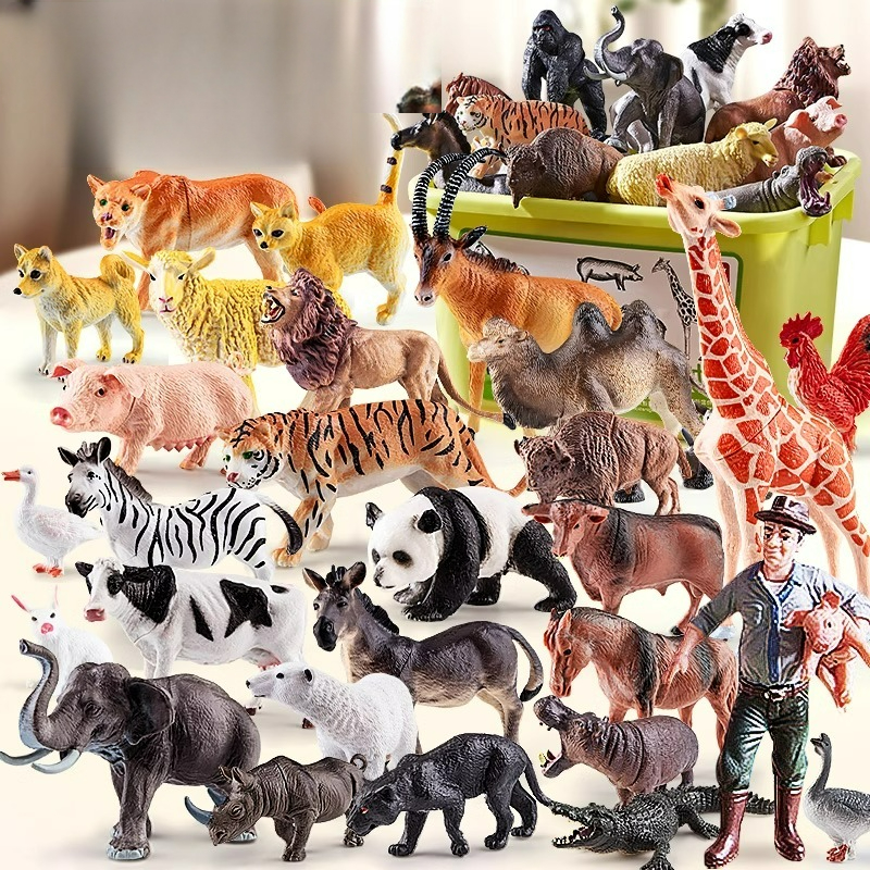 Montessori Toy Wild Farm Dinos - Kids Toys Dinosaur ulasan dan harga