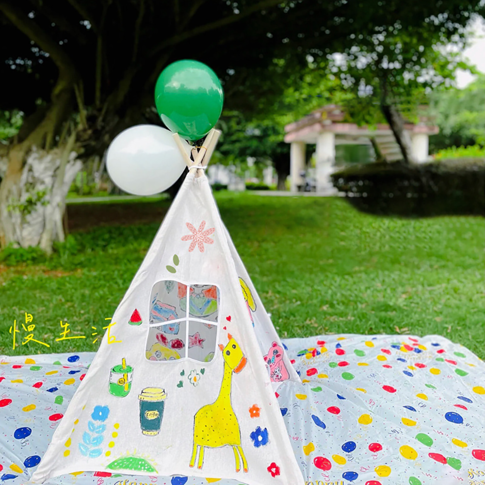 Popular Colorful Panited Tent  - Kids Toys Bd ulasan dan harga