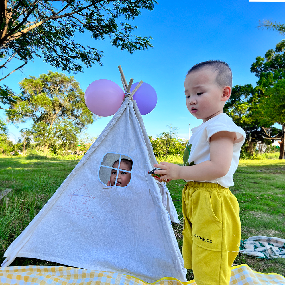 Popular Colorful Panited Tent  - Kids Toys Bd ulasan dan harga