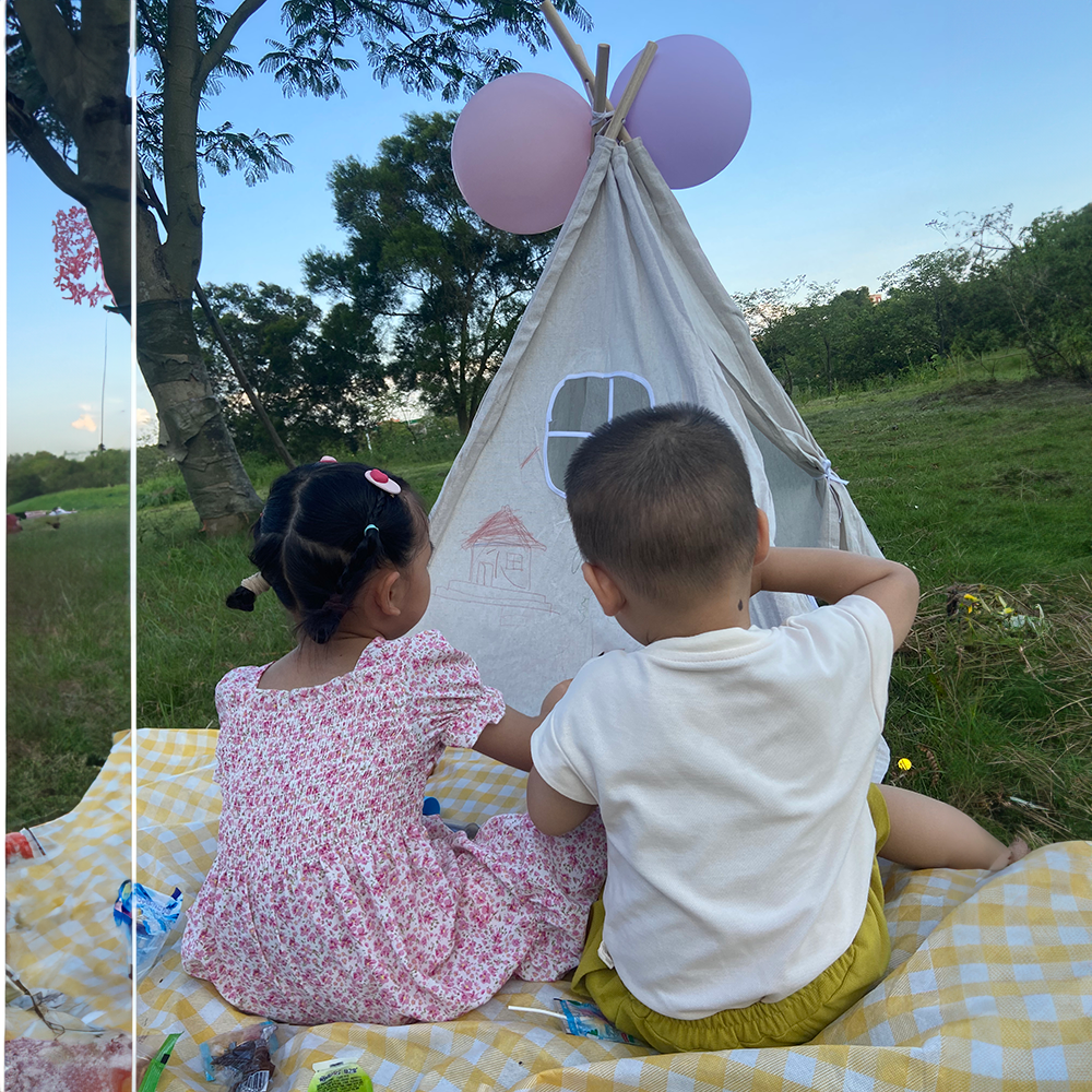 Popular Colorful Panited Tent  - Kids Toys Bd ulasan dan harga