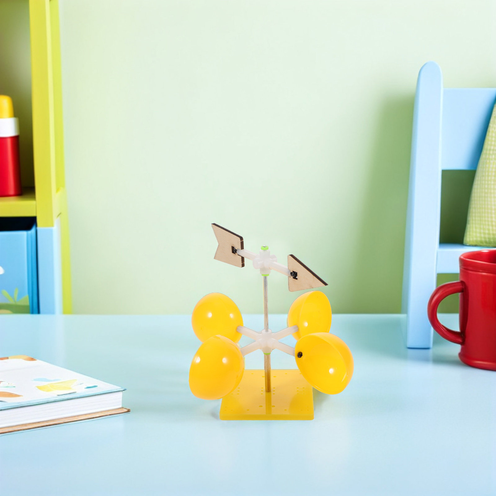 2Pcs Wind Vane Plastic Wind Di - Science Experiment Kit ulasan dan harga