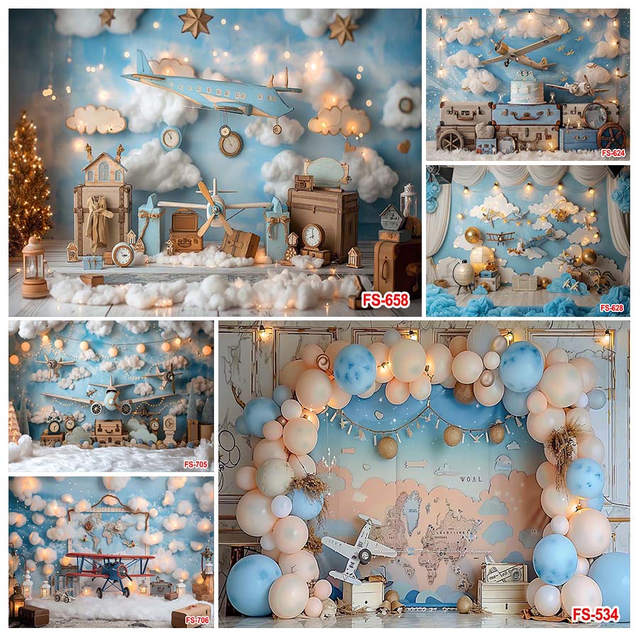 Birthday Backdrop Wooden Toy A - Toys Background For Kids ulasan dan harga