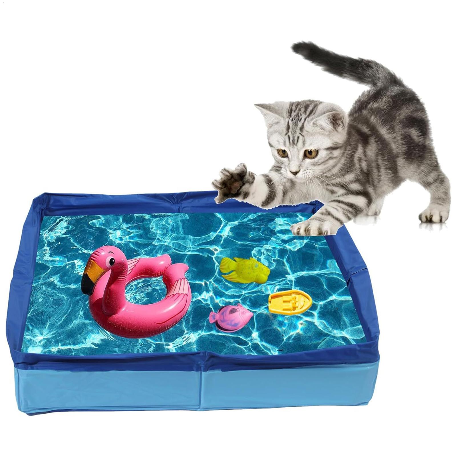 Pet Bath Pool PVC Foldable Wad - Kids Toys Deals ulasan dan harga